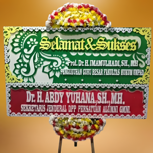 Bunga Papan Selamat Sukses 001