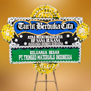 Bunga Papan Turut Berduka Cita 001