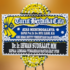 Bunga Papan Turut Berduka Cita 002