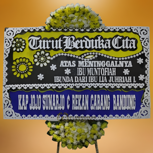 Bunga Papan Turut Berduka Cita 003